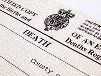 Sterbeurkunde / Death Certificate